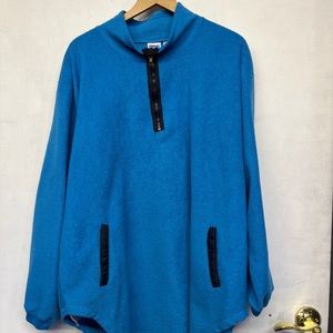 Woman’s size 1X Bike Woman blue pullover sweatshirt